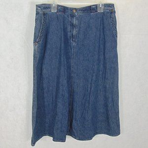 Lauren Jeans Co. Denim / Jean Maxi Skirt size 16W